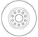 Тормозной диск MAPCO 15010