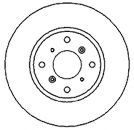 Тормозной диск MAPCO 15607