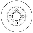 Тормозной диск MAPCO 15862