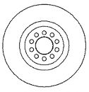 Тормозной диск MAPCO 15873