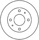 Тормозной диск MAPCO 25520