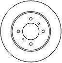 Тормозной диск MAPCO 25542