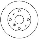 Тормозной диск MAPCO 45532