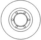 Тормозной диск MAPCO 45544