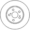 Тормозной диск MAPCO 45558