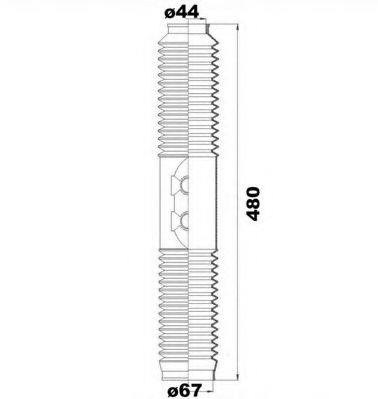 Комплект пылника, рулевое управление MOOG K150209