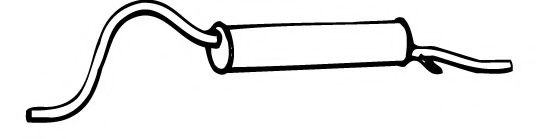 Глушитель выхлопных газов конечный EBERSPÄCHER 19404