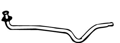 Труба выхлопного газа FONOS 01733