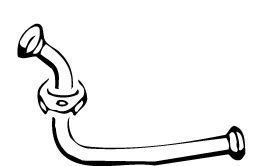 Труба выхлопного газа FONOS 13652