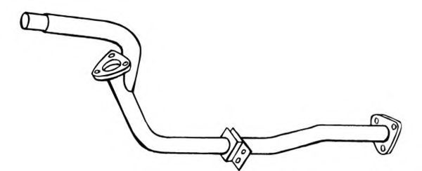 Труба выхлопного газа ROSI 04669