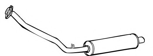 Предглушитель выхлопных газов FONOS 61481