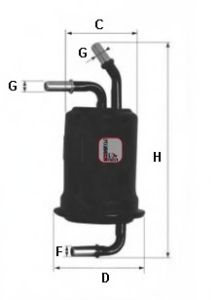 Топливный фильтр SOFIMA S 1762 B