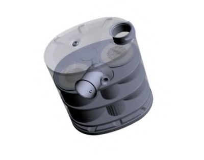 Средний глушитель выхлопных газов TWINTEC 38050.003