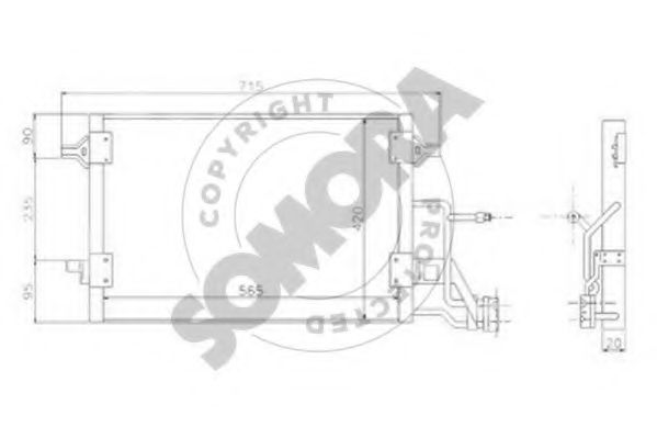 Конденсатор, кондиционер SOMORA 021360
