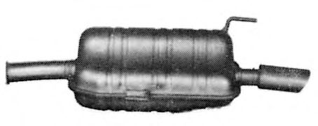Глушитель выхлопных газов конечный IMASAF 134807