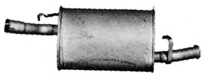 Глушитель выхлопных газов конечный IMASAF 16.33.07