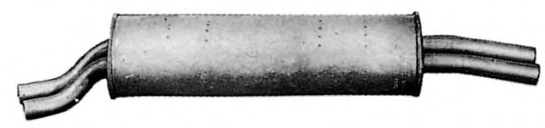 Глушитель выхлопных газов конечный TESH 240042