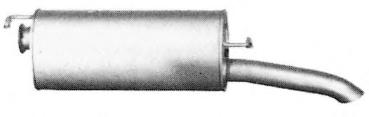 Глушитель выхлопных газов конечный IMASAF 21.55.57