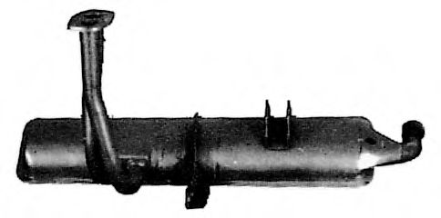 Глушитель выхлопных газов конечный TESH 220101