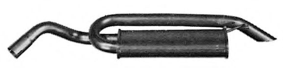 Глушитель выхлопных газов конечный IMASAF 37.14.07