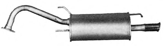 Глушитель выхлопных газов конечный IMASAF 40.40.07