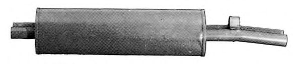 Глушитель выхлопных газов конечный TESH 240356