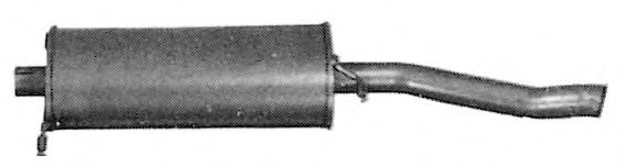 Глушитель выхлопных газов конечный IMASAF 72.52.07