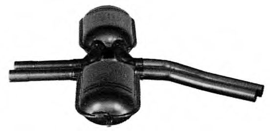 Средний глушитель выхлопных газов IMASAF ME.75.06