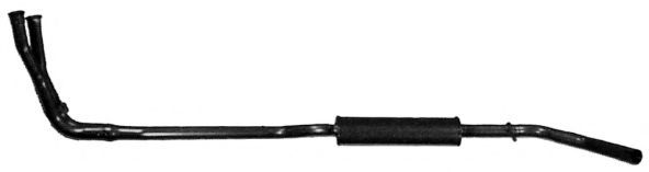 Предглушитель выхлопных газов IMASAF 39.45.03