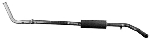 Предглушитель выхлопных газов WALKER 09422