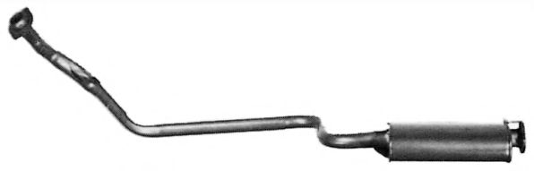 Средний глушитель выхлопных газов TESH 250150