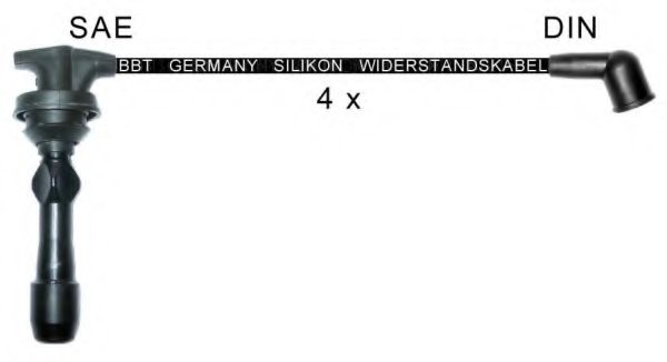 Комплект проводов зажигания BBT ZK1715
