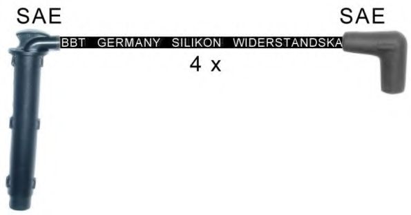 Комплект проводов зажигания BBT ZK1213