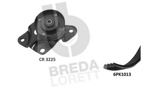 Поликлиновой ременный комплект BREDA  LORETT KCA0063