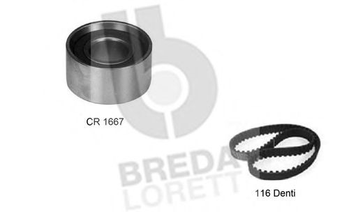 Комплект ремня ГРМ BREDA  LORETT KCD0266