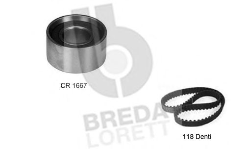 Комплект ремня ГРМ BREDA  LORETT KCD0268