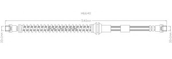 Тормозной шланг REMKAFLEX 6040