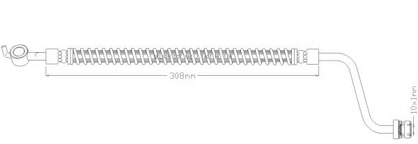 Тормозной шланг REMKAFLEX 6831