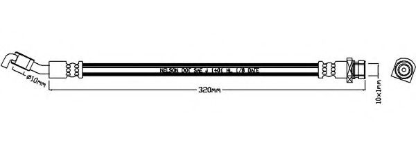 Тормозной шланг REMKAFLEX 7320