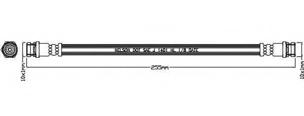 Тормозной шланг REMKAFLEX 7387