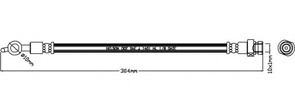 Тормозной шланг REMKAFLEX 7400