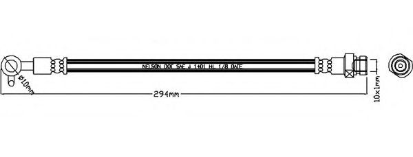 Тормозной шланг REMKAFLEX 7402