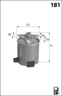 Топливный фильтр MECAFILTER G79