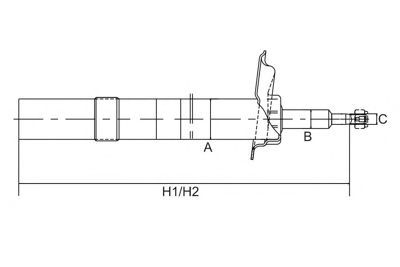 Амортизатор SCT Germany Z 3048G