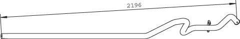 Труба выхлопного газа DINEX 36513