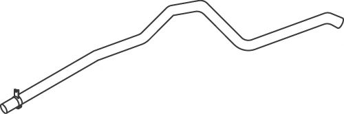 Труба выхлопного газа DINEX 52658