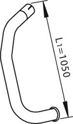 Труба выхлопного газа IMASAF 4440