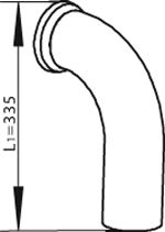 Труба выхлопного газа DINEX 55100