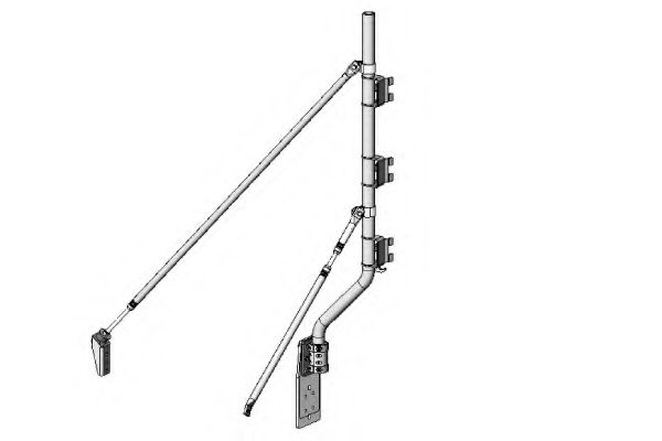 Кронштейн, труба выхлопного газа DINEX 95511