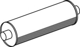 Средний / конечный глушитель ОГ DINEX 15303